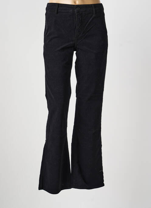 Pantalon evazat elasticitate mărime normală negru HAPPY femme