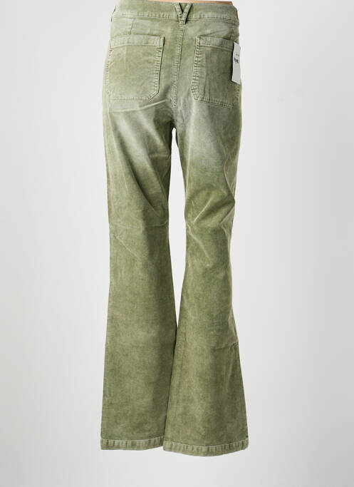 Pantalon drept elasticitate mărime normală verde FIVE femme