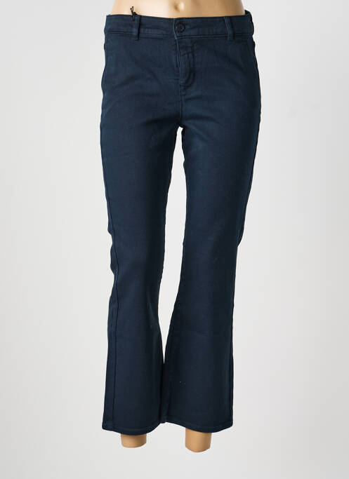 Pantalon 7/8 elasticitate mărime normală albastru HAPPY femme