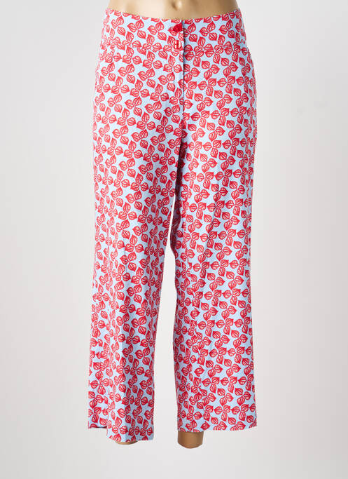 Pantalon 7/8 țesătură poplin mărime normală roșu ZILCH femme