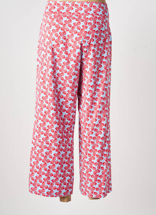 Pantalon 7/8 țesătură poplin mărime normală roșu ZILCH femme