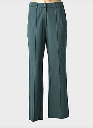 Pantalon chino țesătură poplin mărime normală verde ZILCH femeie