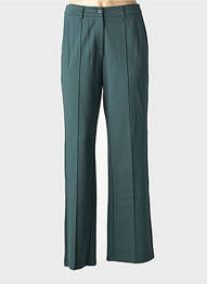 Pantalon chino țesătură poplin mărime normală verde ZILCH femme