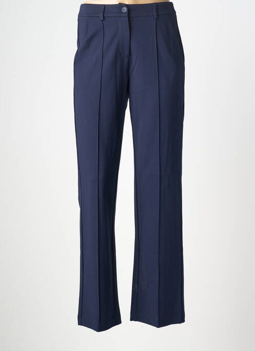 Pantalon chino țesătură poplin mărime normală albastru ZILCH femme