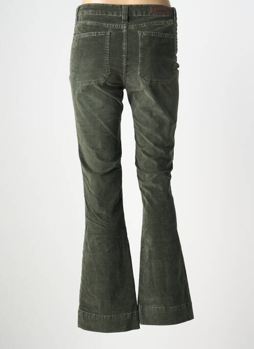 Pantalon evazat mărime normală mărime normală verde DENIM STUDIO femme