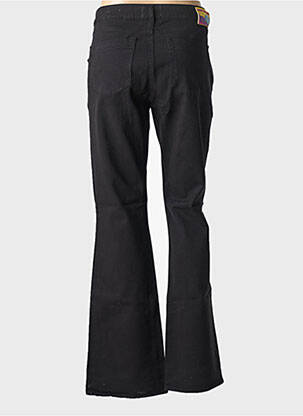 Pantalon evazat elasticitate mărime normală negru HAPPY femeie