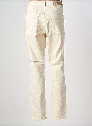 Pantalon drept elasticitate mărime normală bej CREAM femeie