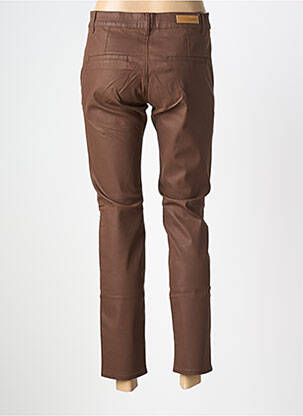 Pantalon 7/8 elasticitate mărime normală maro HAPPY femeie