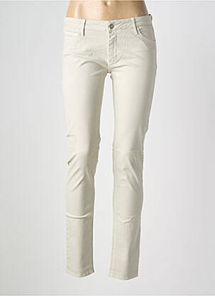 Pantalon slim elasticitate mărime normală bej REIKO femeie
