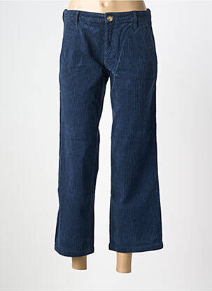 Pantalon 7/8 elasticitate mărime normală albastru HAPPY femeie