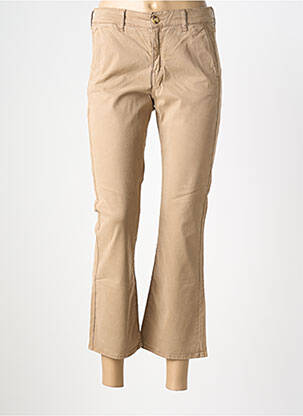 Pantalon 7/8 elasticitate mărime normală maro HAPPY femeie