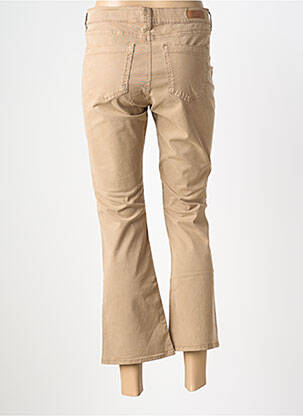 Pantalon 7/8 elasticitate mărime normală maro HAPPY femeie