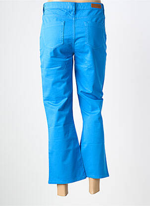 Pantalon 7/8 elasticitate mărime normală albastru HAPPY femeie