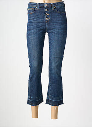 Pantalon trei sferturi elasticitate mărime normală albastru DENIM STUDIO femeie