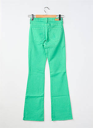 Pantalon evazat elasticitate mărime normală verde HAPPY femeie