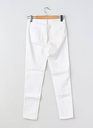Pantalon slim elasticitate mărime normală alb DENIM STUDIO femeie