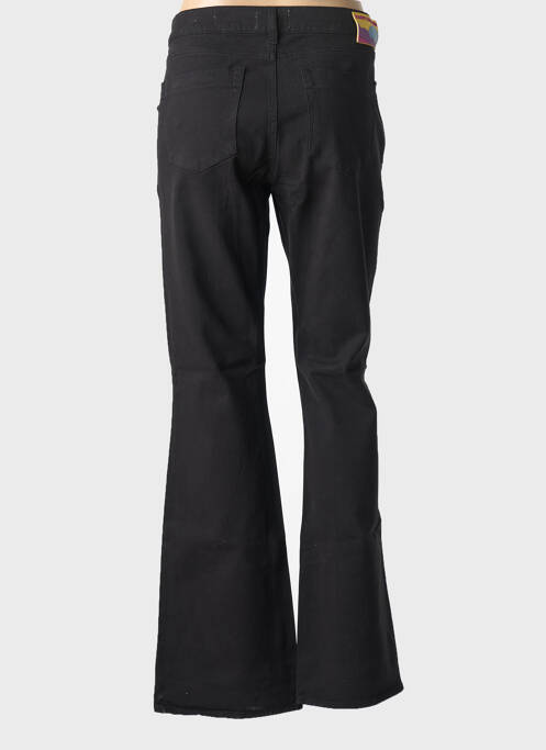Pantalon evazat elasticitate mărime normală negru HAPPY femme