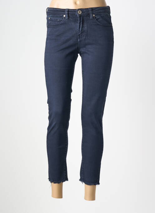 Pantalon 7/8 elasticitate mărime normală albastru DENIM STUDIO femme