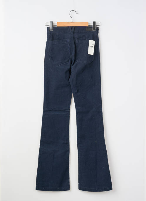 Pantalon drept elasticitate mărime normală albastru FIVE femme