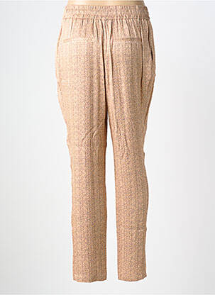 Pantalon slim talie elastică mărime normală bej YAYA femeie