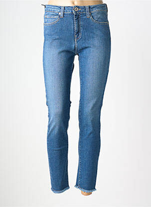 Blugi cu croială slim elasticitate mărime normală albastru DENIM STUDIO femeie