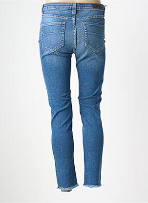 Blugi cu croială slim elasticitate mărime normală albastru DENIM STUDIO femeie