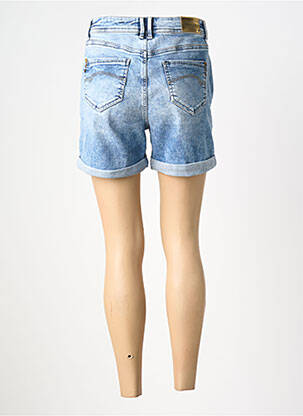 Șort țesătură denim talie înaltă albastru FREEMAN T.PORTER femeie