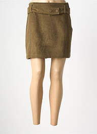 Fustă scurtă croială dreaptă verde AMERICAN VINTAGE femme