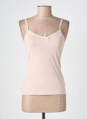 Top/caraco elasticitate piele CREAM femme