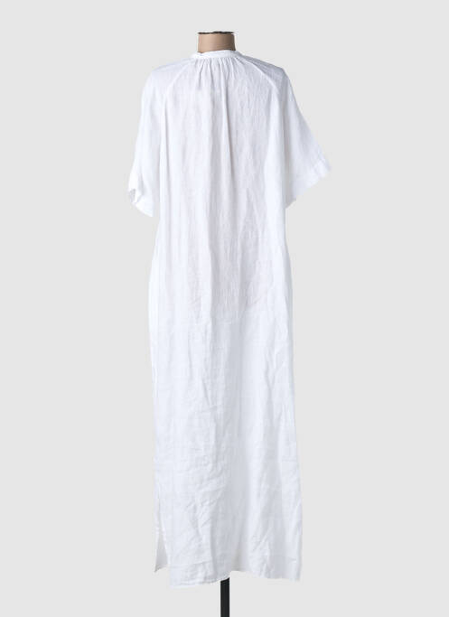 Rochie lungă mâneci scurte mâneci scurte alb HARTFORD femme