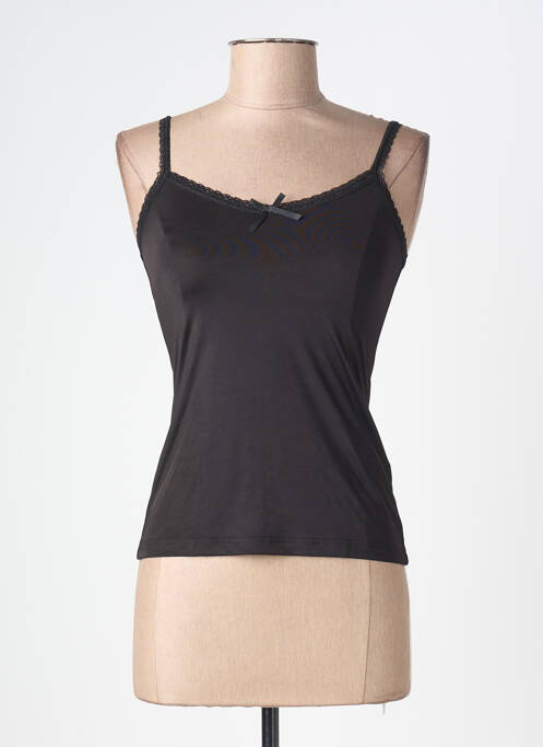 Top/caraco elasticitate negru CREAM femme