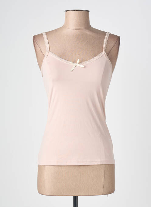 Top/caraco elasticitate piele CREAM femme