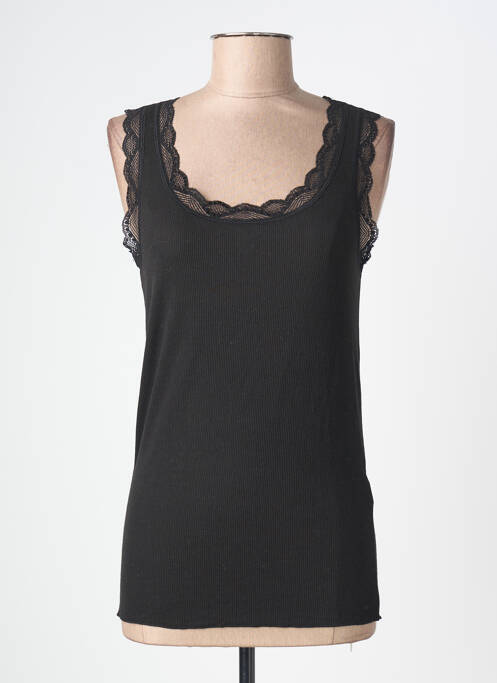 Maiou elasticitate fără mâneci negru CREAM femme