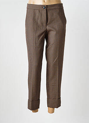 Pantalon 7/8 talie cu cleme mărime normală maro LEE COOPER femeie