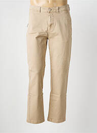 Pantalon chino țesătură poplin mărime normală bej OXBOW homme
