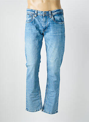 Blugi cu croială slim țesătură brută mărime normală albastru PEPE JEANS bărbat