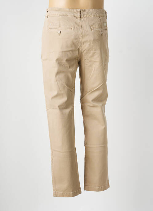 Pantalon chino țesătură poplin mărime normală bej OXBOW homme