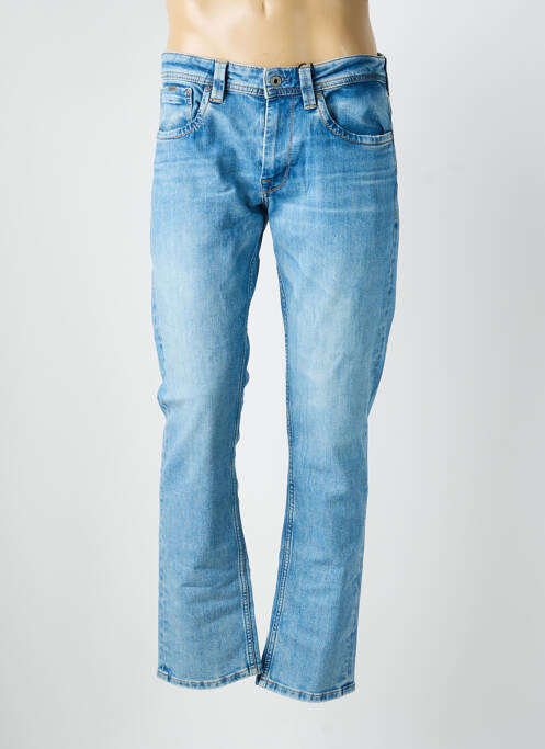 Blugi cu croială slim țesătură brută mărime normală albastru PEPE JEANS homme