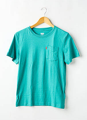 Tricou elasticitate mâneci scurte verde LEVIS garcon