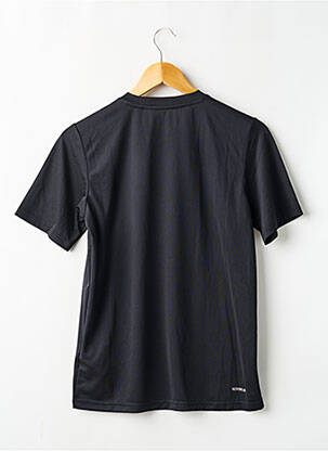 Tricou elasticitate mâneci scurte negru ADIDAS băiat