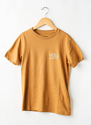 Tricou elasticitate mâneci scurte galben QUIKSILVER băiat