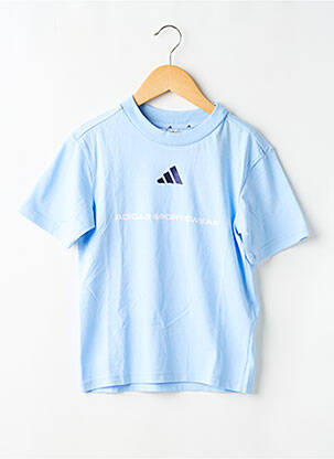 Tricou elasticitate mâneci scurte albastru ADIDAS garcon