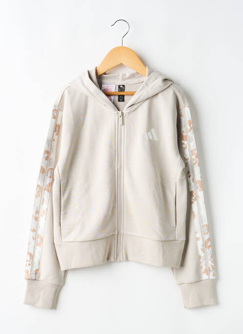Jachete casual buzunare bej ADIDAS fille