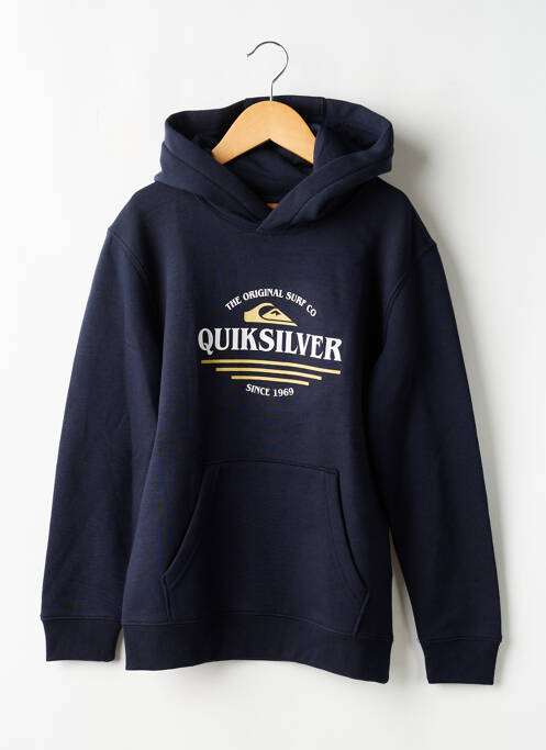 Hanorac cu glugă buzunare mâneci lungi albastru QUIKSILVER garcon
