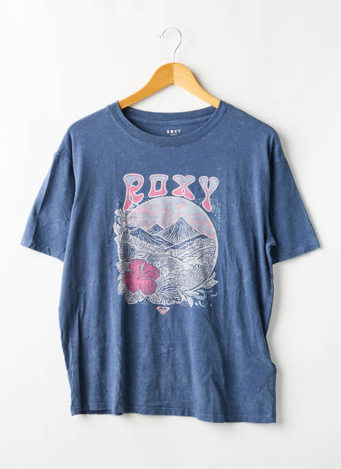 Tricou elasticitate mâneci scurte albastru ROXY GIRL fille