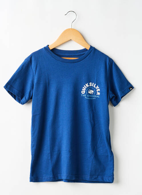 Tricou elasticitate mâneci scurte albastru QUIKSILVER garcon