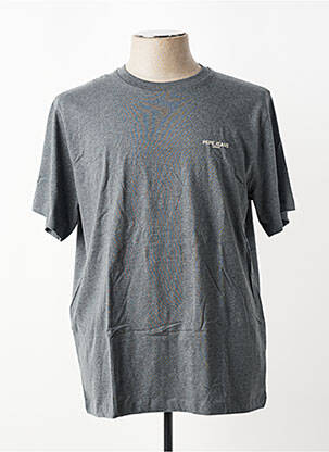 Tricou elasticitate mâneci scurte gri PEPE JEANS homme
