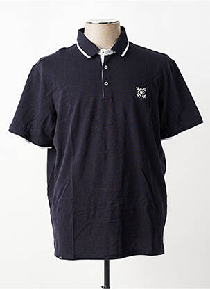 Polo elasticitate mâneci scurte albastru OXBOW homme
