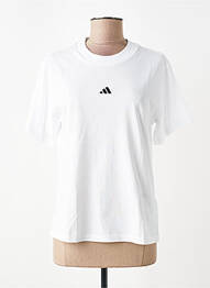 Tricou serigrafie mâneci scurte alb ADIDAS femme