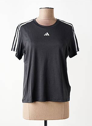 Tricou serigrafie mâneci scurte negru ADIDAS femeie